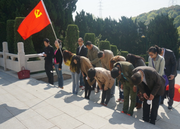 缅怀革命烈士，回顾光辉历程——鑫亚公司党支部开展清明扫墓活动